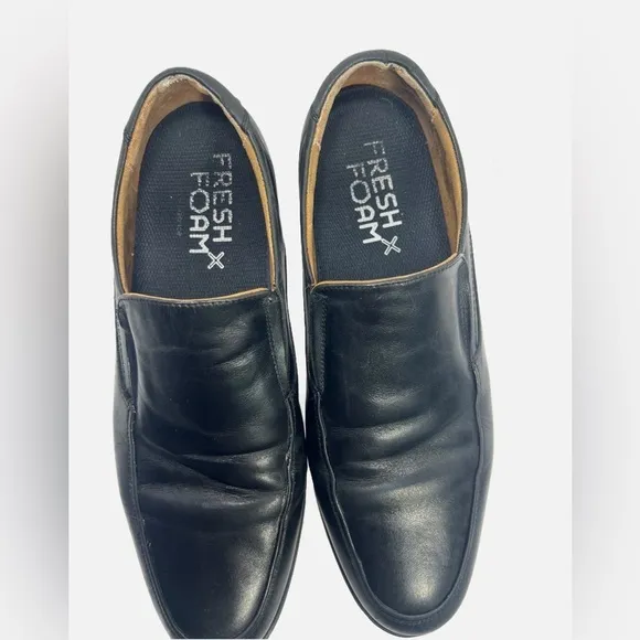 Florsheims Black Mens Loafer Slip On Fresh Foam Shoes size 12