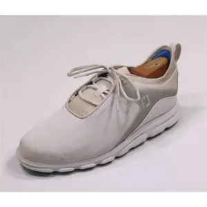Footjoy Superlites XP Spikeless Golf Shoes White/Grey 58060 Men's 9.5 Wide