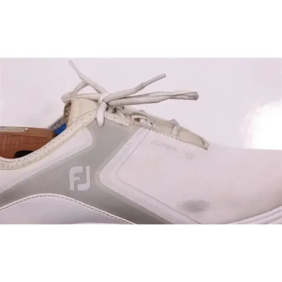 Footjoy Superlites XP Spikeless Golf Shoes White/Grey 58060 Men's 9.5 Wide