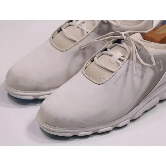 Footjoy Superlites XP Spikeless Golf Shoes White/Grey 58060 Men's 9.5 Wide