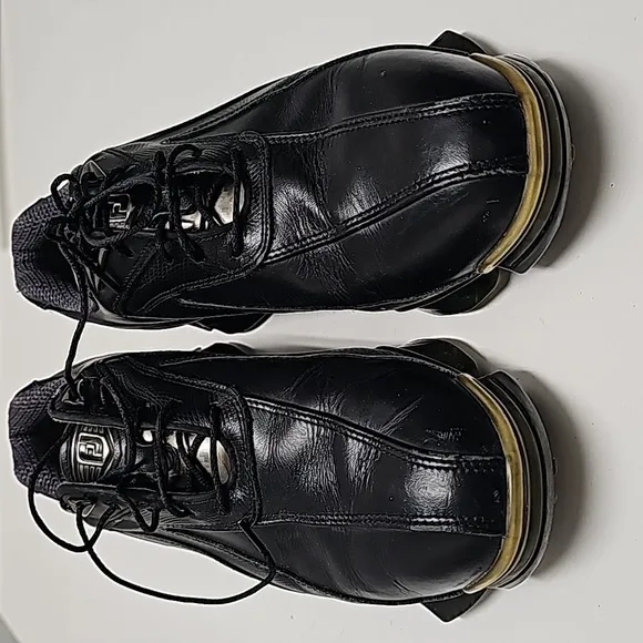 Footjoy xps1 golf shoes men's 7.5 Wide black great pre-owned condition