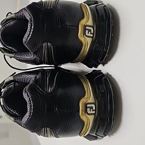 Footjoy xps1 golf shoes men's 7.5 Wide black great pre-owned condition