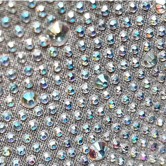 Forever clear rhinestone Cowboy boot
