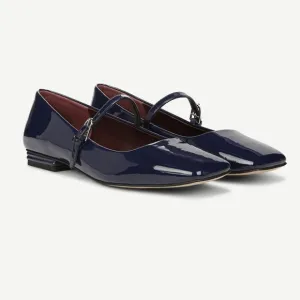 Franco Sarto Blue Patent Mary Janes Tinsley Women's size 7 M NWOT ( V- 5)