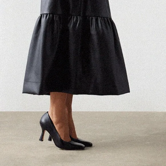 Franco Sarto Flexa Aela Pump In Black Leather