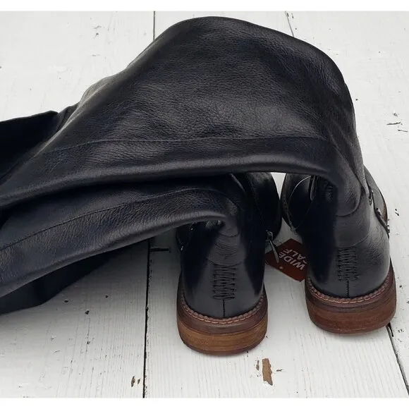Franco Sarto L-Haleen WIDE CALF Women's Boots Leather High US 6.5 UK 4 EU 36.5