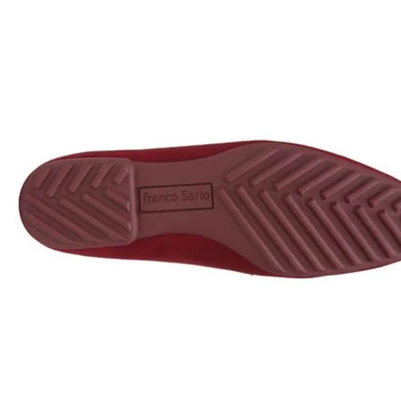 FRANCO SARTO Petola Loafers Women's Shoes In Deep Red