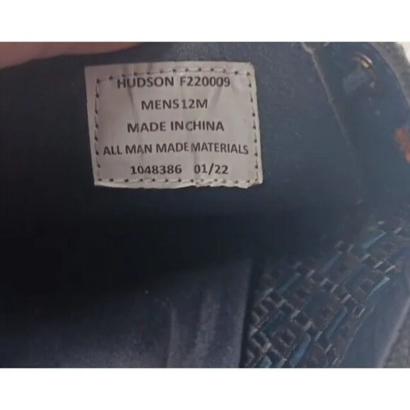 Freeman Shoes Men’s Size 12M  Black Cap Toe Hudson F220009 Memory Foam Derby