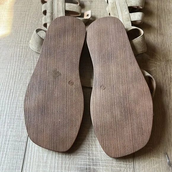 Free People Sun Chaser Tall Gladiator Sandals US 10