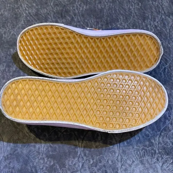 Frida Kahlo Hand Stitched Slip On Tennis Shoes Size 9