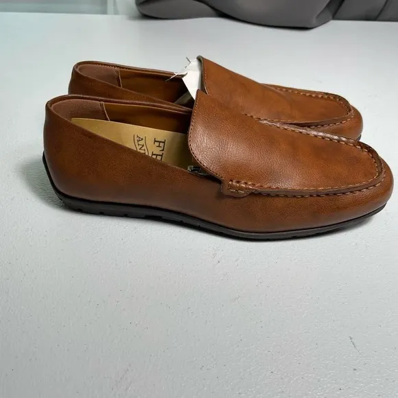 Frye and Co. | Boston Brushed Brown Slip On Dress Shoes NWT and Box Size 8.5