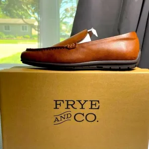 Frye and Co. | Boston Brushed Brown Slip On Dress Shoes NWT and Box Size 8.5