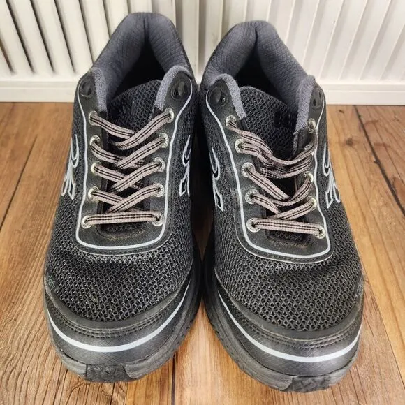 Gdefy Gravity Defyer Mighty Walk Mens 8 Black Comfort Pain Relief Walkers Shoes