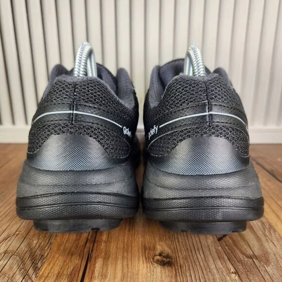 Gdefy Gravity Defyer Mighty Walk Mens 8 Black Comfort Pain Relief Walkers Shoes