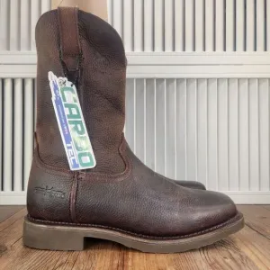 Georgia Boot 10.75&quot; Wellington Carbo-Tec Roper Farm Ranch Boots Mens Sz 9W Wide