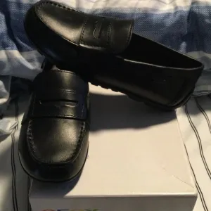 GEOX Loafers Geox Fast Driver 1 Geox Boys Shoes Black Loafers Boy's Size 1 NEW