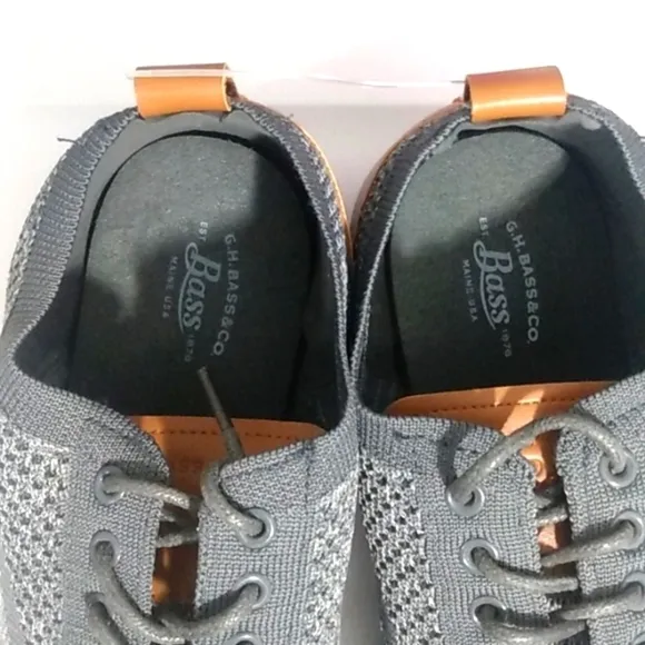 G.H. BASS CONNER KT GRAY COMFORT STRETCH OXFORD SHOES SIZE 10 NWT