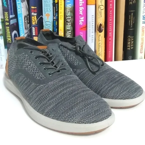 G.H. BASS CONNER KT GRAY COMFORT STRETCH OXFORD SHOES SIZE 10 NWT