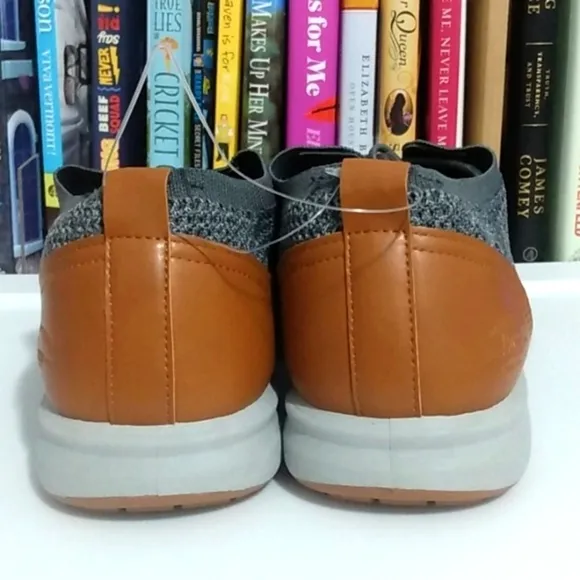 G.H. BASS CONNER KT GRAY COMFORT STRETCH OXFORD SHOES SIZE 10 NWT