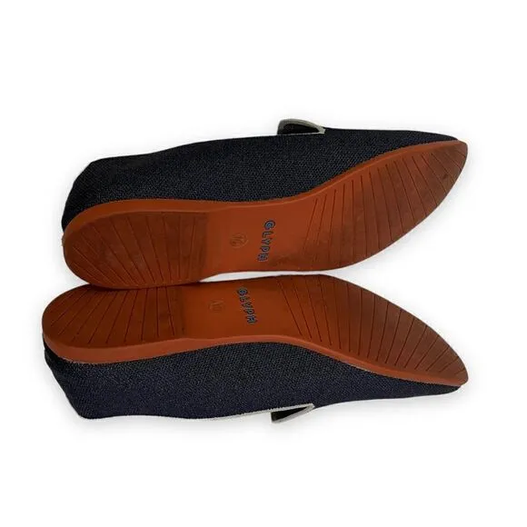 Glyph Knit Flat in Marlin Navy Blue Machine Washable