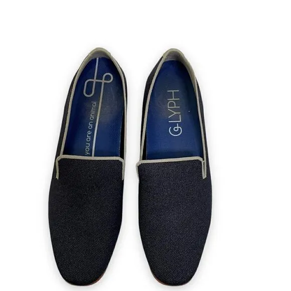 Glyph Knit Flat in Marlin Navy Blue Machine Washable