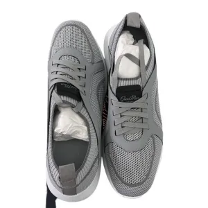 Good Man BrandKnit Trainers Gray Sneaker Shirts Size 12 Made in Italy MSRP $298