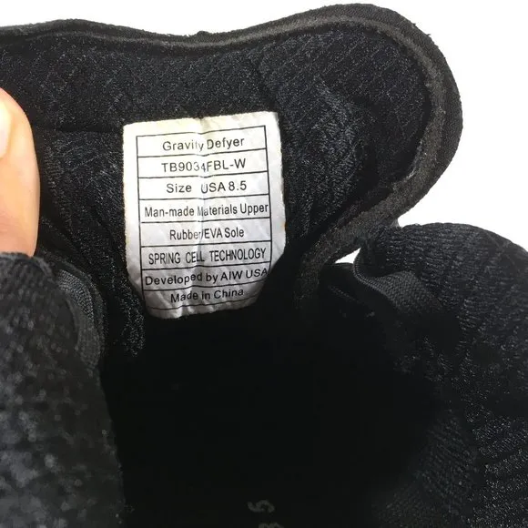 Gravity Defyer G-Defy XLR8 Running Shoes Womens Size 8.5 W Wide Width Black