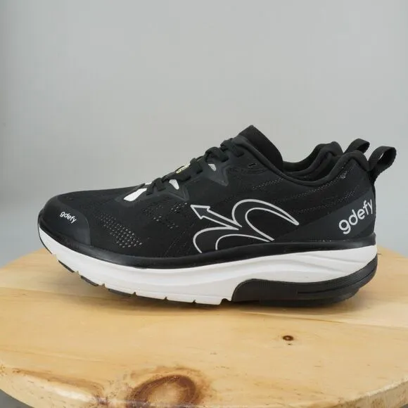 Gravity Defyer Lauff Mens Size 12 Shoes Black White Athletic Sneakers Comfort