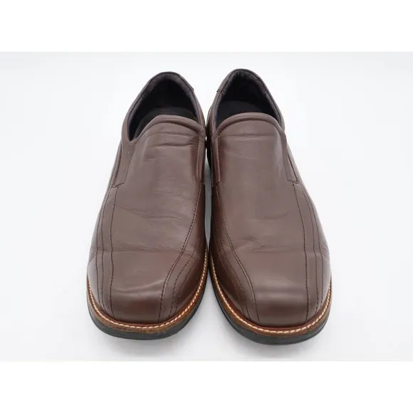Gravity Defyer Loafers Mens 15 Brown Leather Pain Relief Comfort Dress Shoes