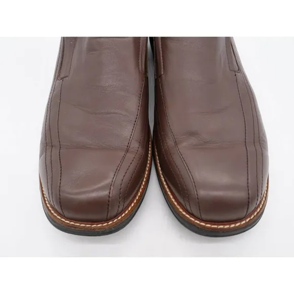 Gravity Defyer Loafers Mens 15 Brown Leather Pain Relief Comfort Dress Shoes
