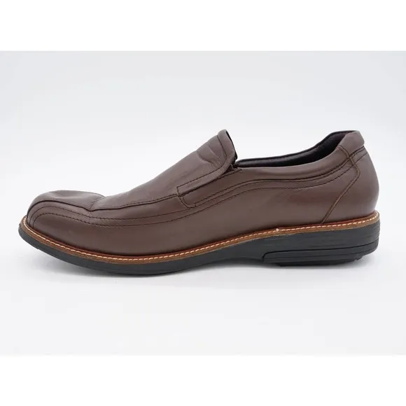 Gravity Defyer Loafers Mens 15 Brown Leather Pain Relief Comfort Dress Shoes