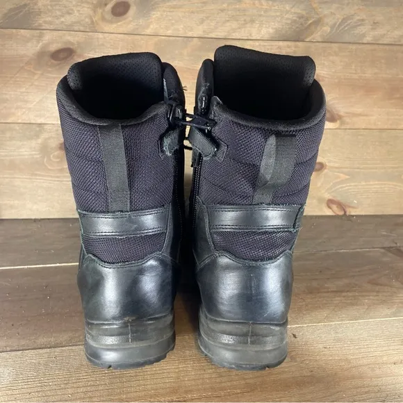 Haix black Eagle mens size 10.5 wide shoes black leather tactical boots