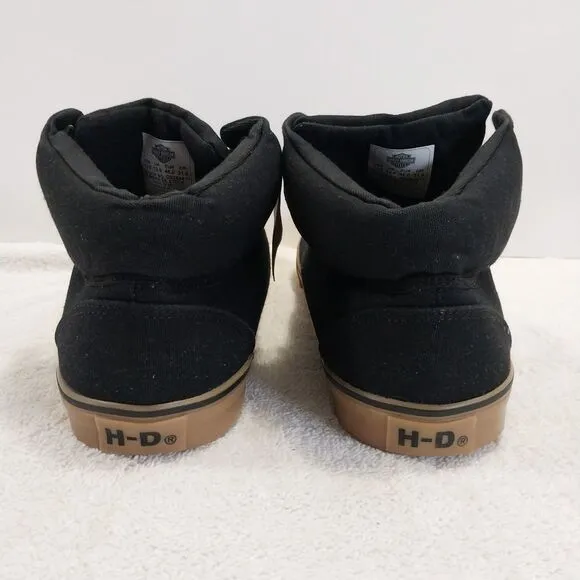 Harley Davidson Wrenford BlackCanvass Shoes Size 13 #B033