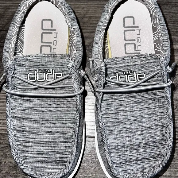 Hey Dude Wally Youth Linen Shoes