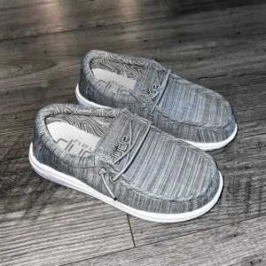 Hey Dude Wally Youth Linen Shoes