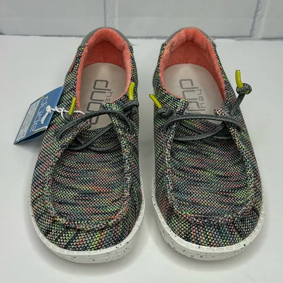Hey Dude Wendy Slip on shoes youth size 1