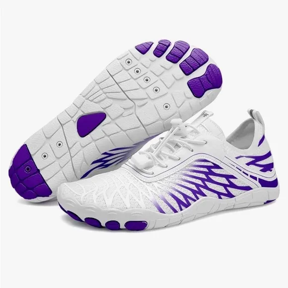 Hike Footwear Lorax summer shoes -White and Purple size 40