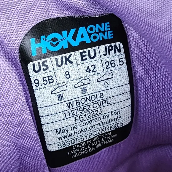 HOKA BONDI 8 - Womens Athletic Shoes - SIZE 9.5B