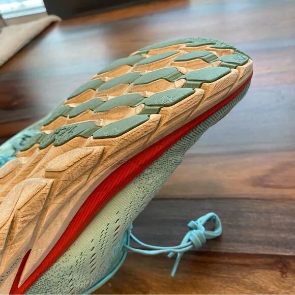 Hoka Clifton 8.5 Women’s Running Shoes Sneakers Blue Aqua Red Regular Width