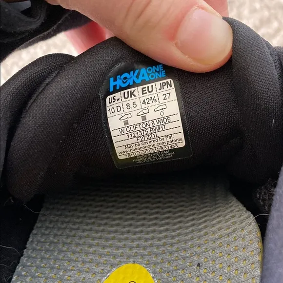 HOKA Clifton 8’s running shoes