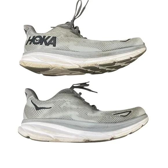 Hoka Men’s Clifton 9 Sneakers Shoes Size 15 Wide Gray
