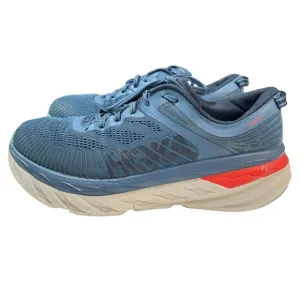 Hoka One One Bondi 7 Men’s 11.5 2E Wide Blue Running Shoes