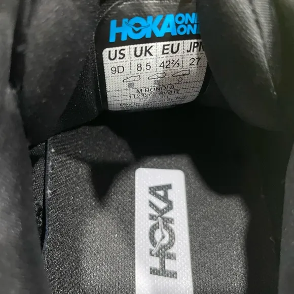 HOKA One One Bondi 8 men’s size 9