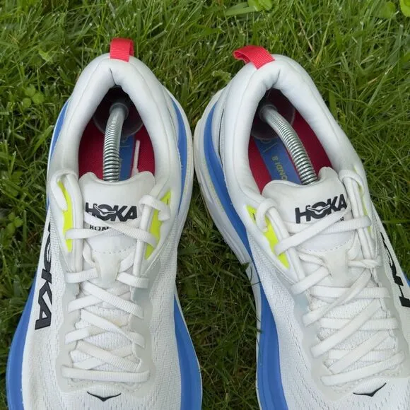 HOKA ONE ONE BONDI 8 WIDE - Men’s Running Shoes - SIZE 10 2E