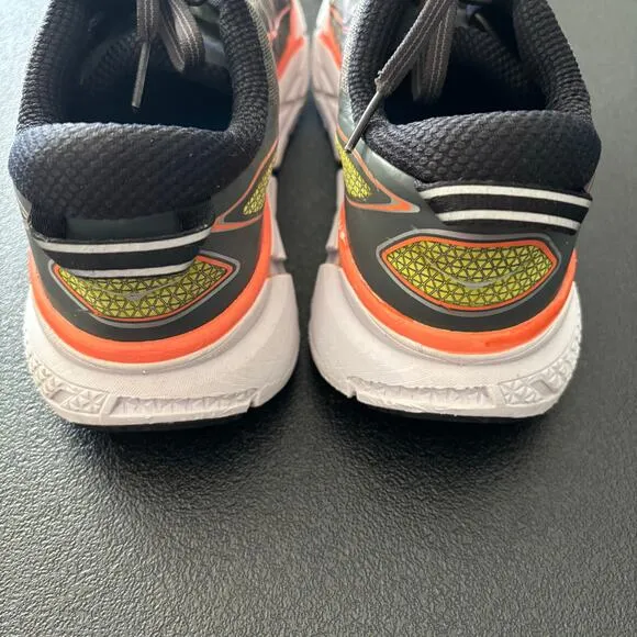 Hoka One One Clifton 2 Women's 8.5 Gray Comfort Running Walking Athletic Shoes