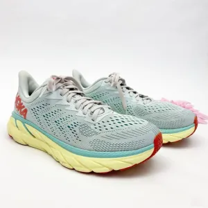 Hoka One One Clifton 7 Running Shoes Sneakers Morning Mist Hot Coral