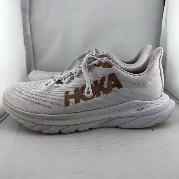 HOKA ONE ONE Mach 5 White Copper Men’s 11.5 Running Shoes 1127893 WCPP Comfort