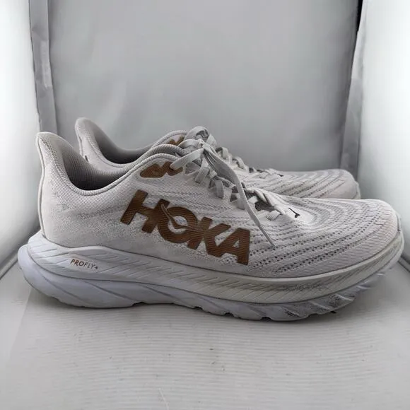 HOKA ONE ONE Mach 5 White Copper Men’s 11.5 Running Shoes 1127893 WCPP Comfort
