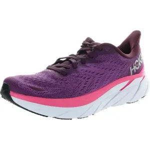Hoka One One Mens Clifton 8 Purple Gym Athletic and Training Shoes Shoes New