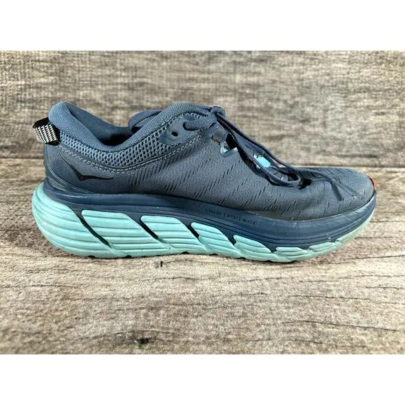 Hoka One One Men's Size 8.5 Gaviota 3 Blue Running Shoes Sneakers 1113520